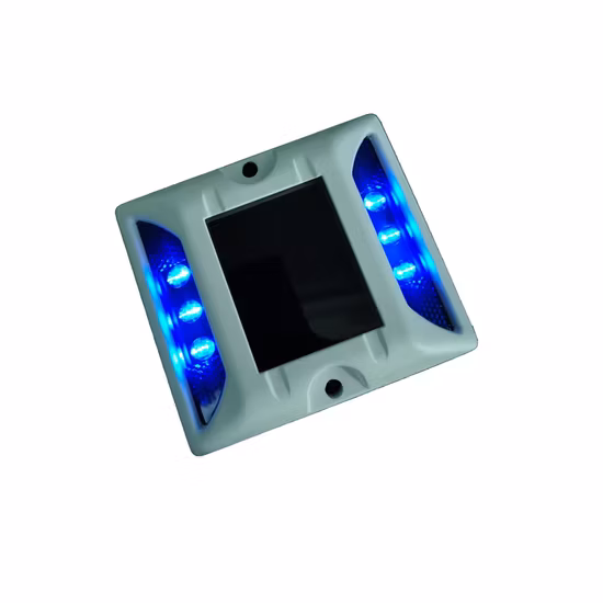 Best Quality Reflective Aluminium Spike Path Permanent Safety Solar LED Cat Eyes