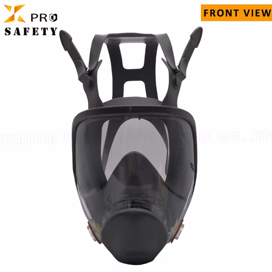 Staubdichte Vollgesichts-Gasmaske, Brille, wiederverwendbarer Atemschutzfilter, Aktivfilter, Kohlemaske